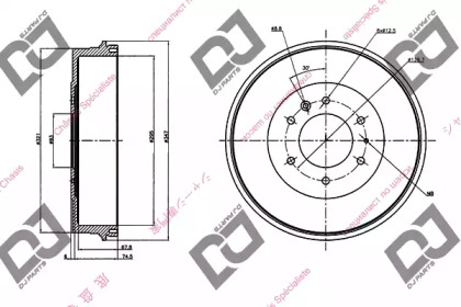 Тормозный барабан DJ PARTS BR1094